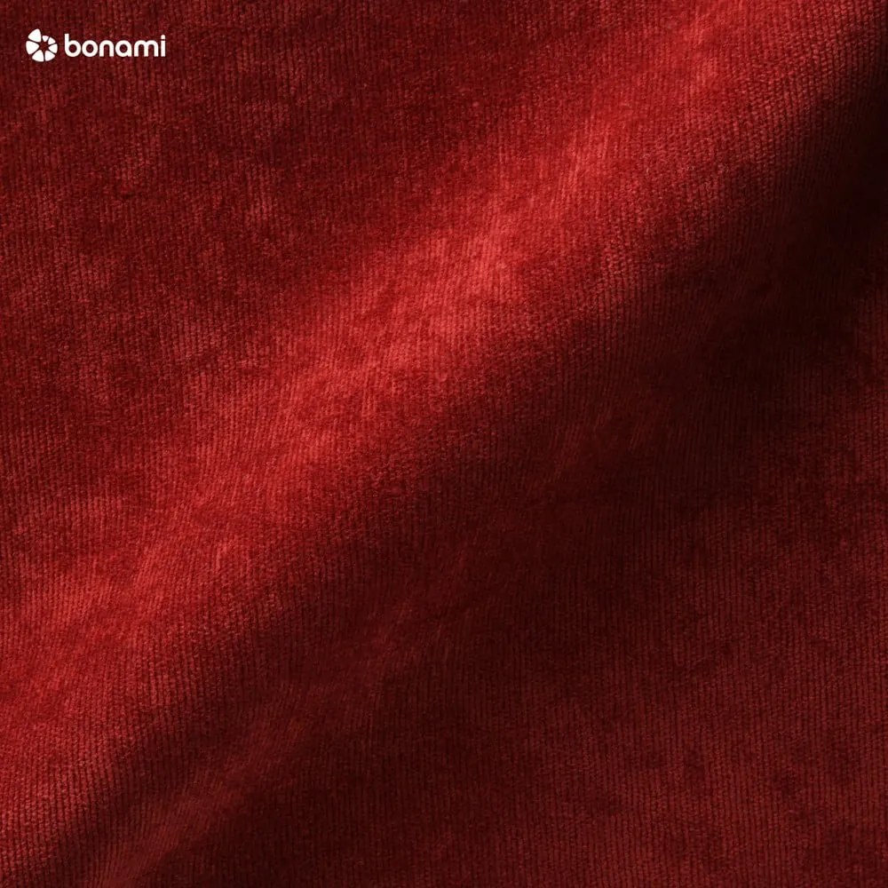 Poltrona rossa in velluto Norwin - Max Winzer