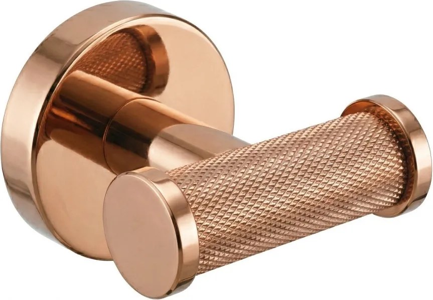 Gancio doppio da parete Modern 6612 in rame – 6,5x7x5 cm