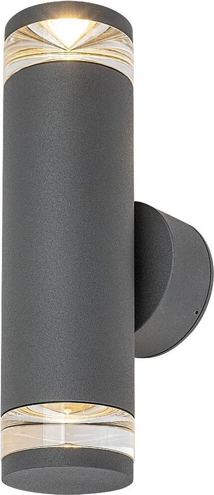 Rabalux 77072 - Applique da esterno TORNIO 2xGU10/10W/230V IP54 antracite