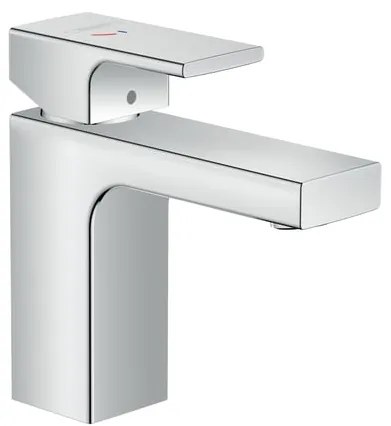 Rubinetto per lavabo a canna media Vernis Shape cromato lucido HANSGROHE H 14.8 cm