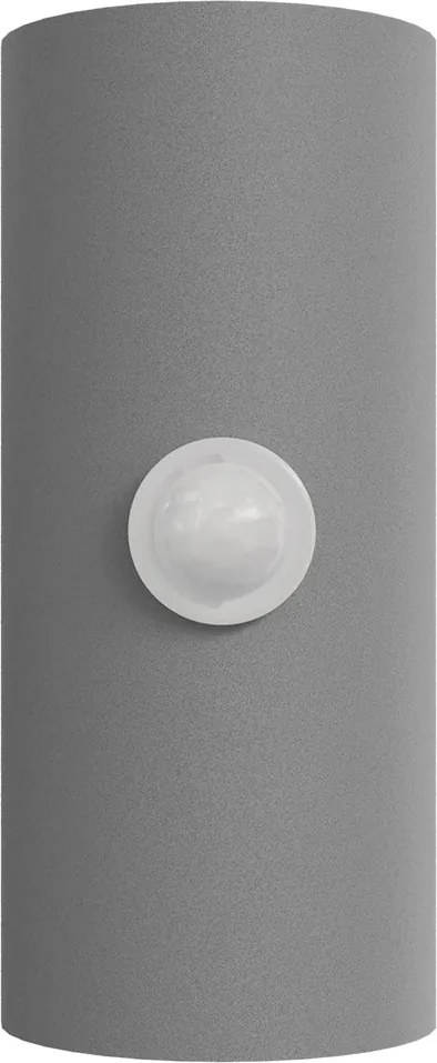 Applique Stondata 2xGU10 con Sensore di Movimento IP65 - Grigia