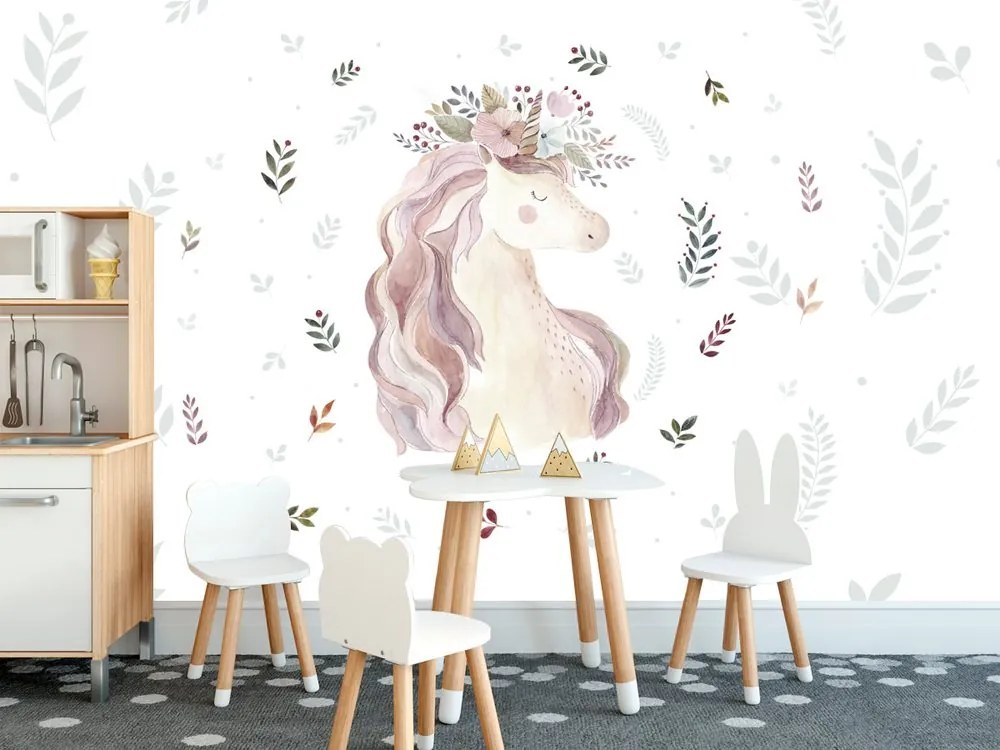 Carta da parati autoadesiva – Unicorno magico