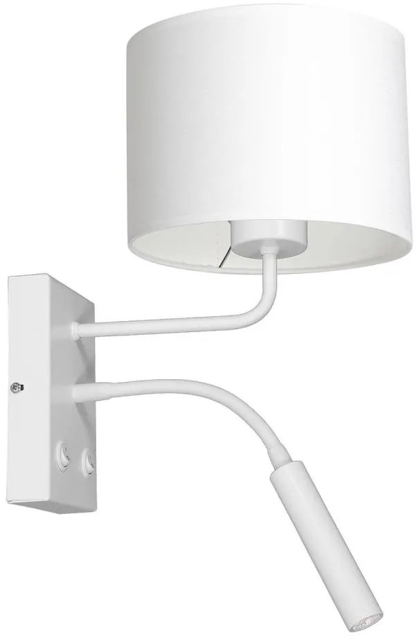 Lampada da parete ARDEN 1xE27/60W+1xG9/8W/230V bianca