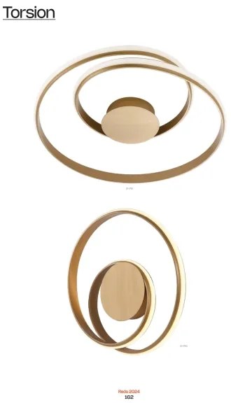 Redo 01-1789 - Lampada da parete LED dimmerabile TORSION LED/27W/230V bianca