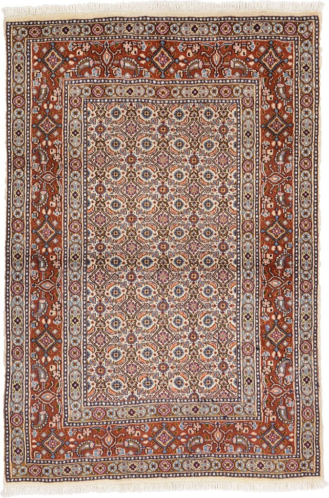 Moud Tappeto persiano 100x150 (Iran) Annodato A Mano