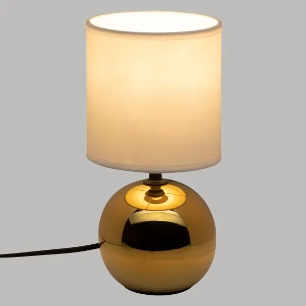 Atmosphera - Lampada da tavolo TIMÉO 1xE14/60W/230V oro/bianco
