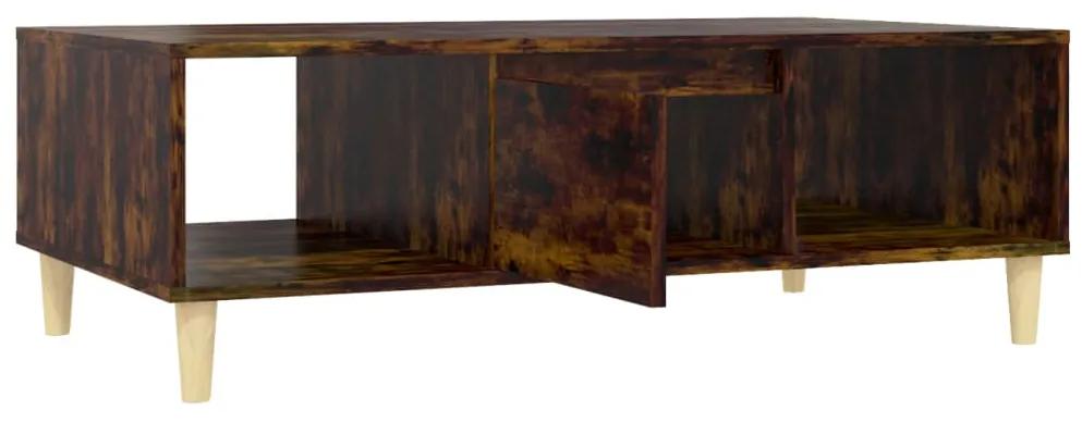 Tavolino da Salotto Rovere Fumo 103,5x60x35cm in Truciolato