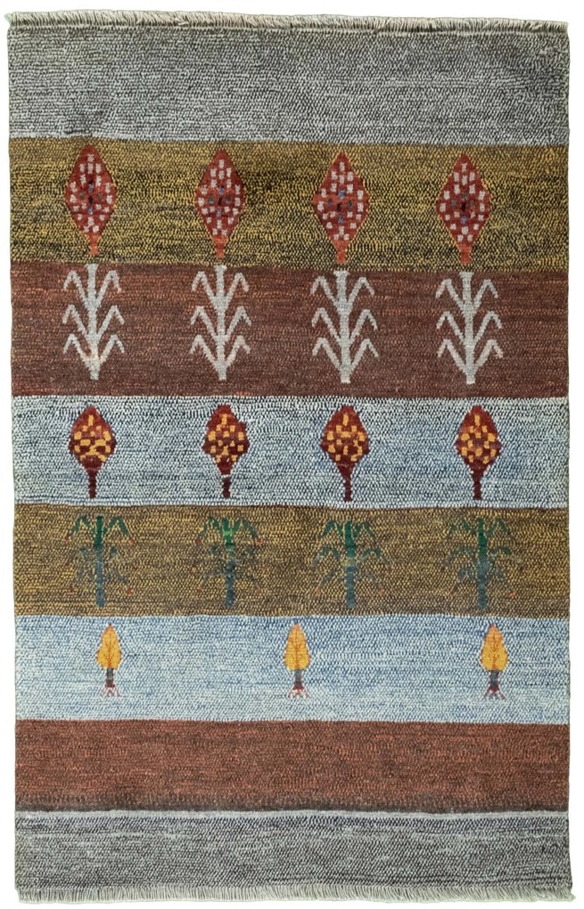 Gabbeh Tappeto 100 x 160 (Iran) Annodato A Mano