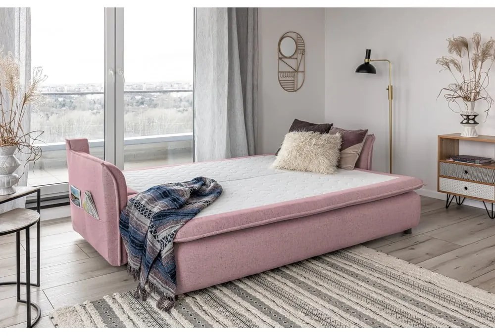 Divano letto rosa Charming Charlie - Miuform