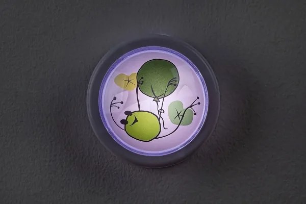 Rabalux 76071 - Lampada notturna LED per bambini FROGGO LED/0,3W/2xAA 6000K