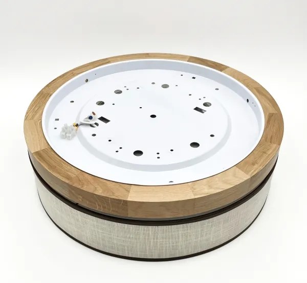 Brilagi - Plafoniera LED BELLADONNA LED/36W/230V Ø 40 cm crema/rovere