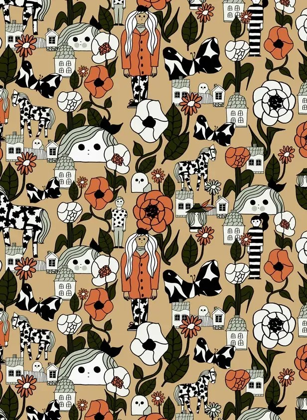 Marimekko Tapete Marikyla - 25165