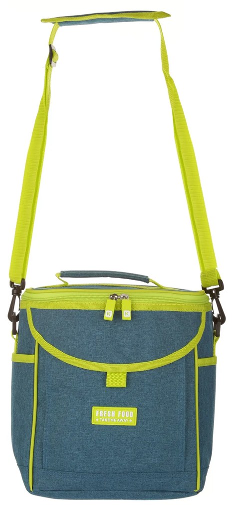 Borsa termica 10 litri blu e verde