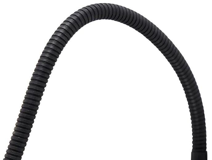 Applique da parete di design nera 18,5 cm con LED e dimmer - Tableau