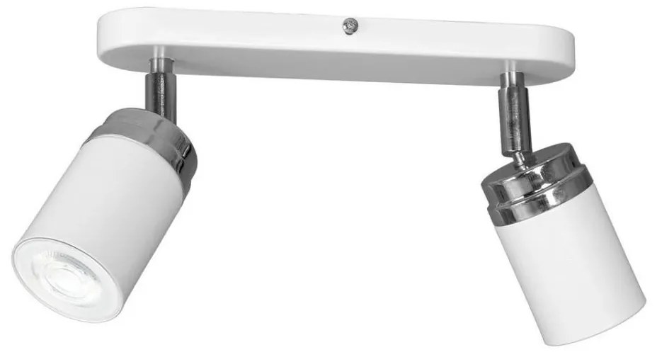 Faretto RENO 2xGU10/8W/230V bianco/cromo