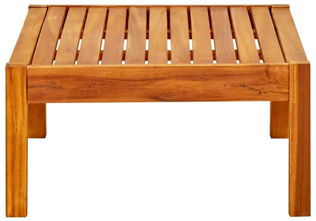 Tavolo da giardino 85x57x29 cm in legno massello di acacia