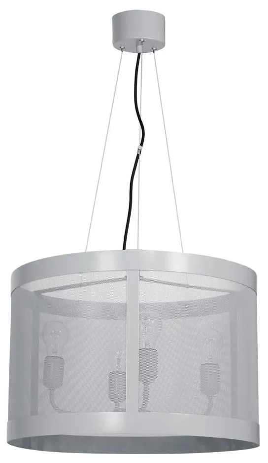 Lampadario a sospensione con filo DRUM 4xE27/60W/230V