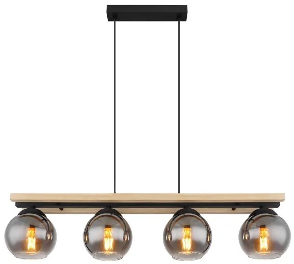 Globo 15569-4H - Lampadario a sospensione con filo CONNI 4xE27/25W/230V