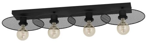 Eglo 43729 - Plafoniera IKESTON 4xE27/40W/230V