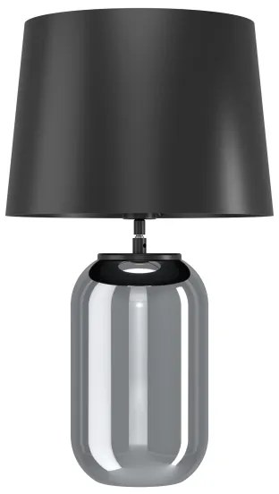 Eglo 390063 - Lampada da tavolo CUITE 1xE27/40W/230V nero/fumé
