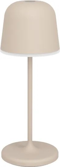 Eglo 901881 - Lampada da tavolo ricaricabile a LED dimmerabile per esterni MANNERA-S LED/1,8W/5V IP54 crema
