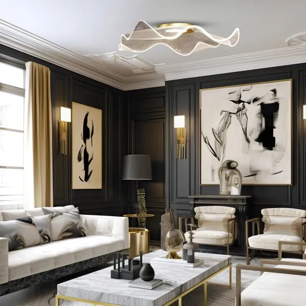 Plafoniera LED LARGO LED/16W/230V oro