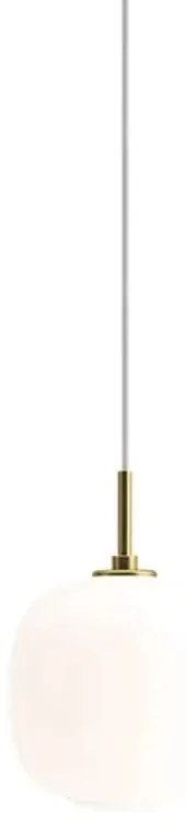 Louis Poulsen - VL45 Radiohus Lampada a Sospensione Ø175 Brass/Glossy Opal Louis Poulsen