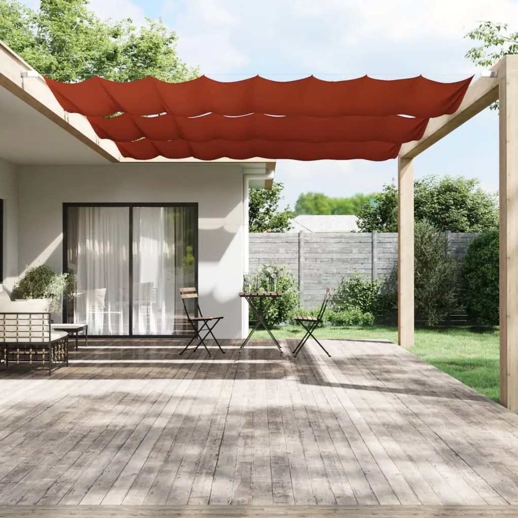 Paravento Verticale Terracotta 180x420 Cm İn Tessuto Oxford /