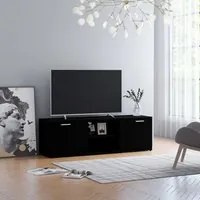 Mobile Porta TV Nero 120x34x37 cm in Truciolato cod mxl 66935