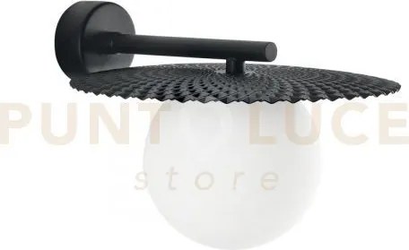 Applique a parete chaplin nera 1 luce attacco g9 22x25,5x16,5cm in ...