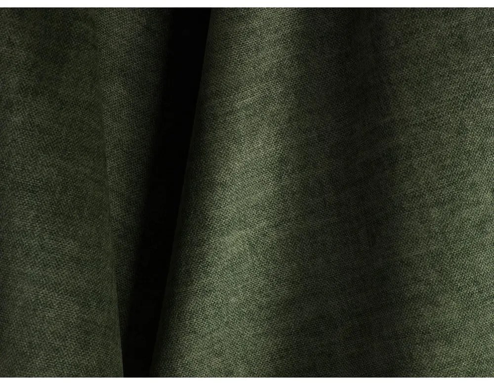 Divano componibile verde con rivestimento in velluto 240 cm Martina – Micadoni