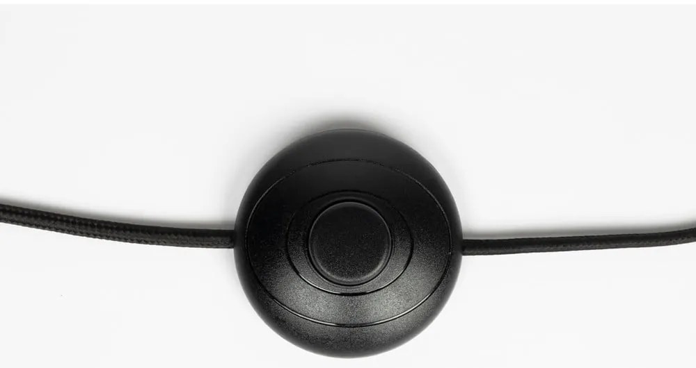 Lampada da terra nera con paralume in tessuto (altezza 158 cm) Jaylee - White Label