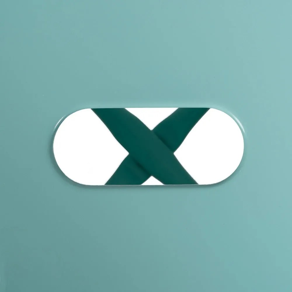 Set di sedie da bar turchese in metallo 2 pz (altezza della seduta 76,5 cm) – Ixia