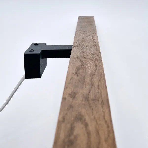 Brilagi-Illuminazione a LED per specchi da bagno WOODY MIRROR LED/15W/230V IP44 quercia/nero