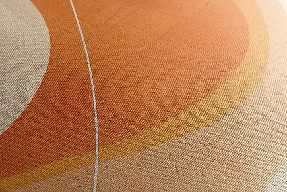 Quadro su tela – Linee artistiche Peach Fuzz
