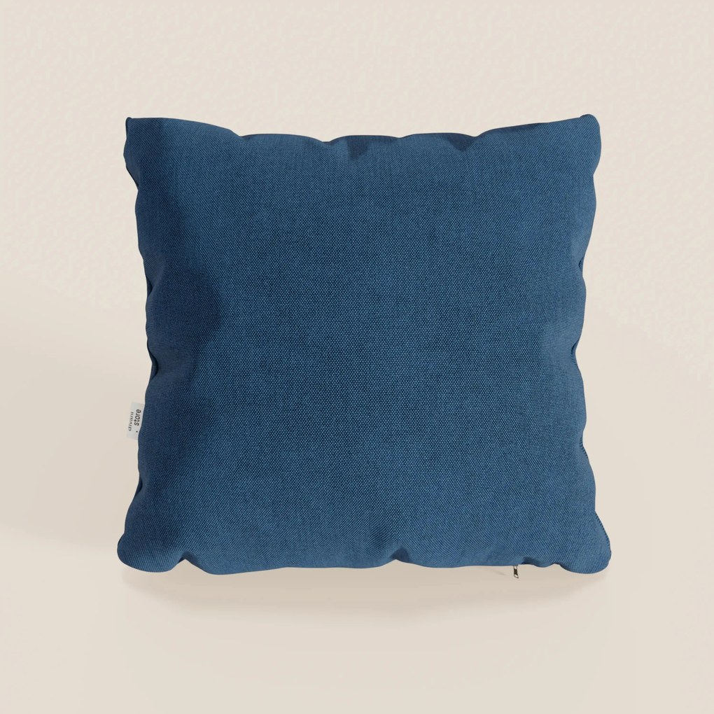 Honey cuscino disponibile in diversi colori realizzato in tessuto simil cotone impermeabile T13 blu