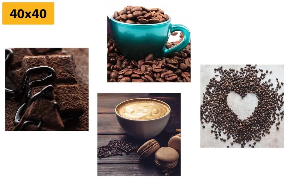 Set di quadri – Profumo di buon caffè