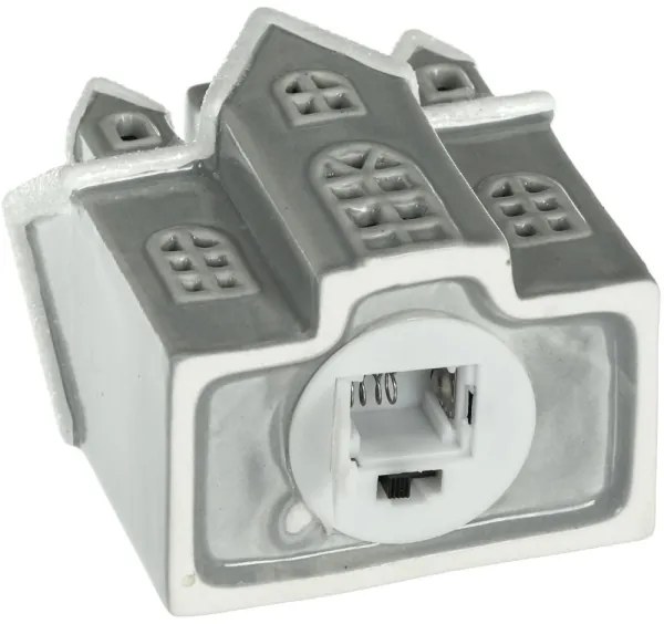 Retlux - LED Porcellana decorazione LED/2xLR44/bianco caldo casa grigio