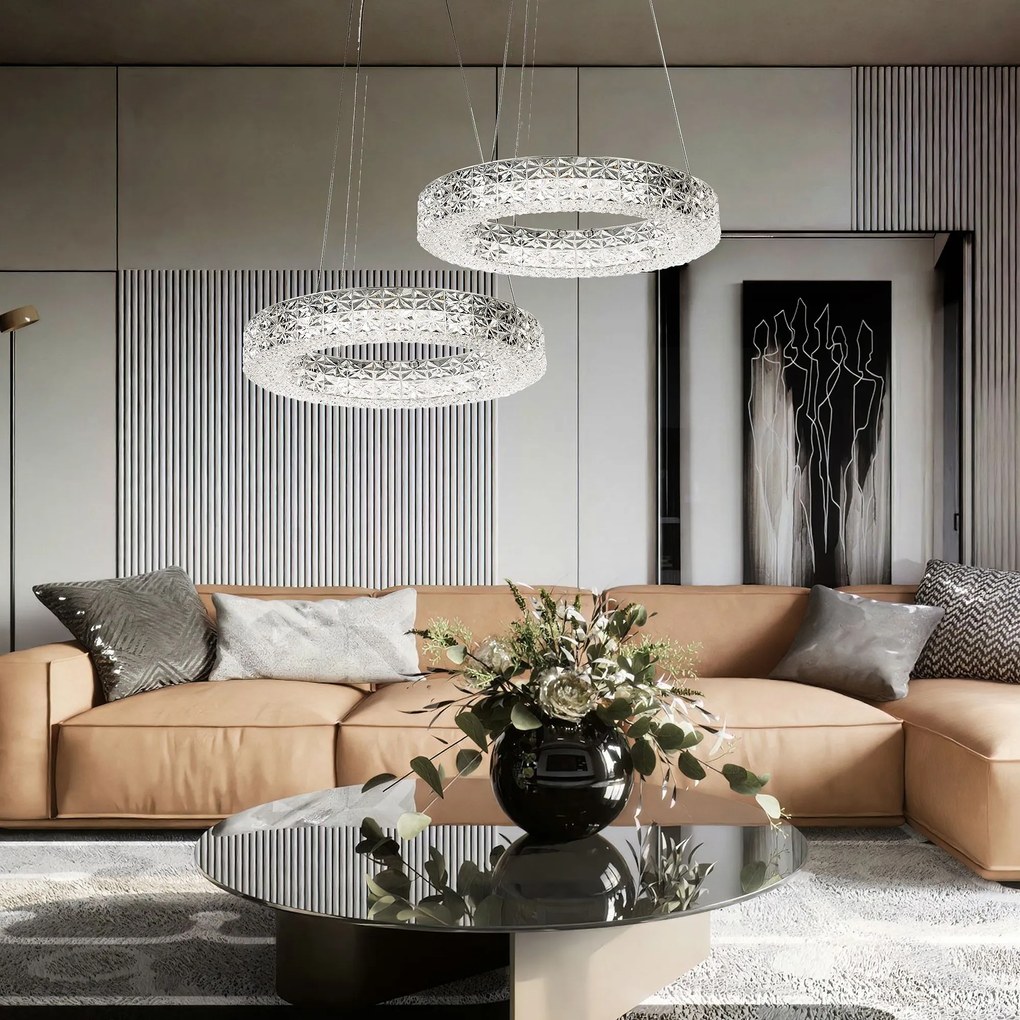 Lampada LED MS004-CP 40cm CHROME