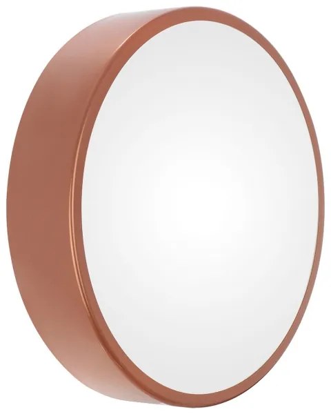 Plafoniera da bagno CLEO con sensore, 3xE27/24W/230V, Ø 40 cm, finitura rame, IP54