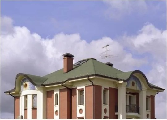 Tegola bituminosa Tegola canadese Premium Traditional 3,05 mq 2111030001073 verde sfumato