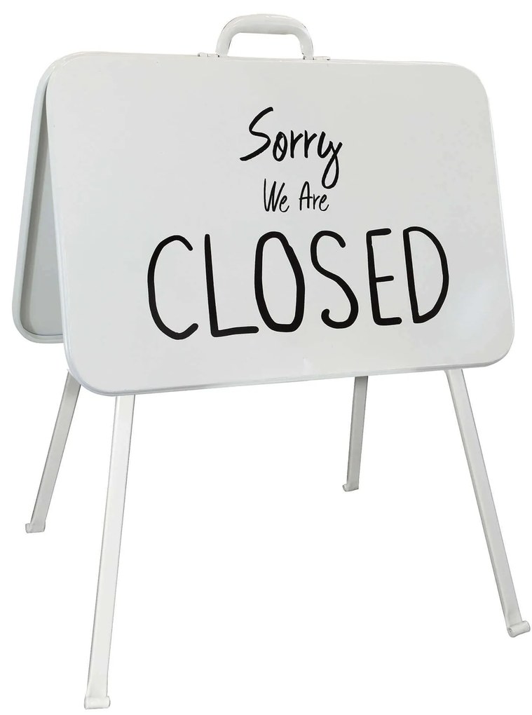 DOMINIC - cartello open close in acciaio