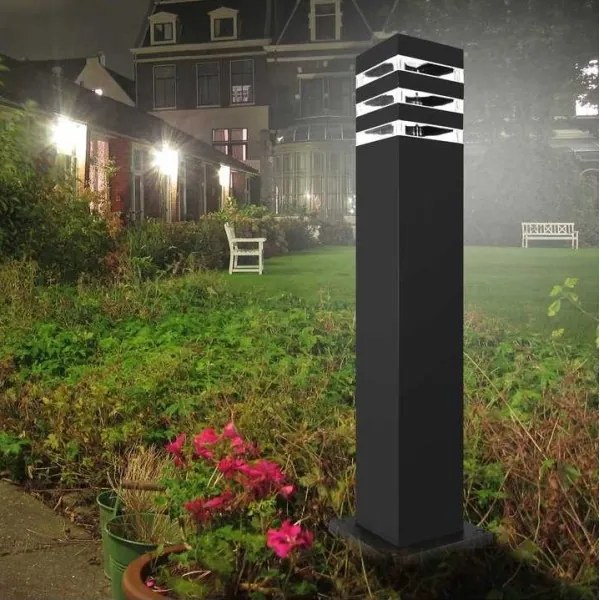 Lampada esterna TEKSAS 1xE27/12W/230V IP44 44 cm antracite