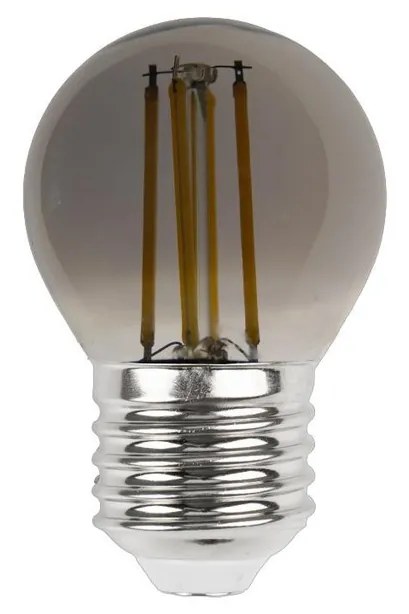 Lampada LED E27 4W a Filamento G45 No Flickering - Serie DarkLight Colore Bianco Naturale 4.000K