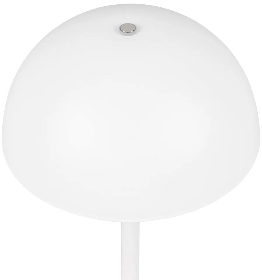 Lampada da tavolo LED bianco opaco con paralume in metallo (altezza totale 21 cm) Munoz – Trio