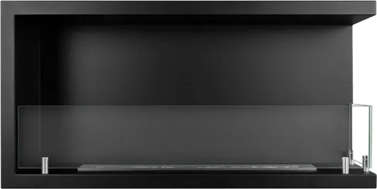 Camino a bioetanolo da incasso ad angolo biocamino angolare 90x45 cm SUTRI 90 DX