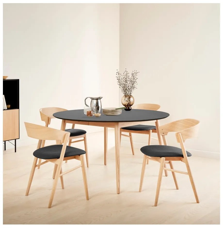Tavolo da pranzo rotondo allungabile ø 135 cm Meza - Hammel Furniture