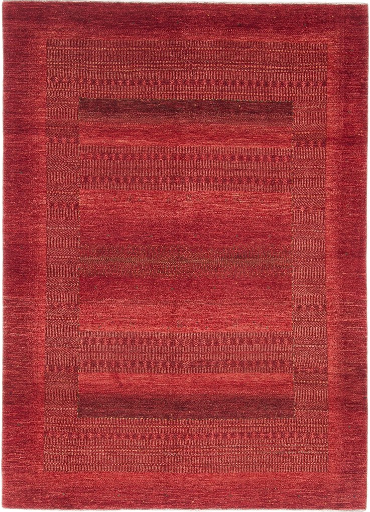 Loribaft Tappeto 240 x 170 Rosso (Iran) Annodato A Mano