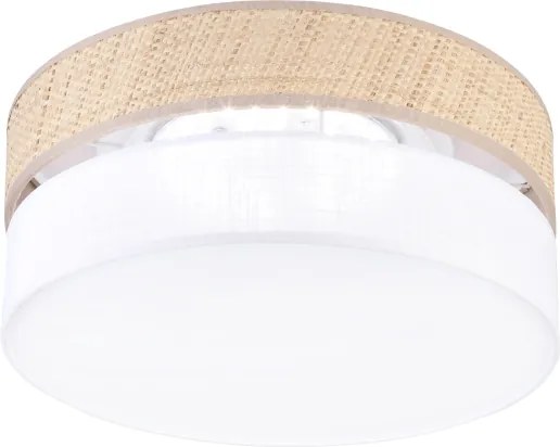 Plafoniera LED SIRJA BOHO LED/20W/230V Ø 35 cm beige/bianco