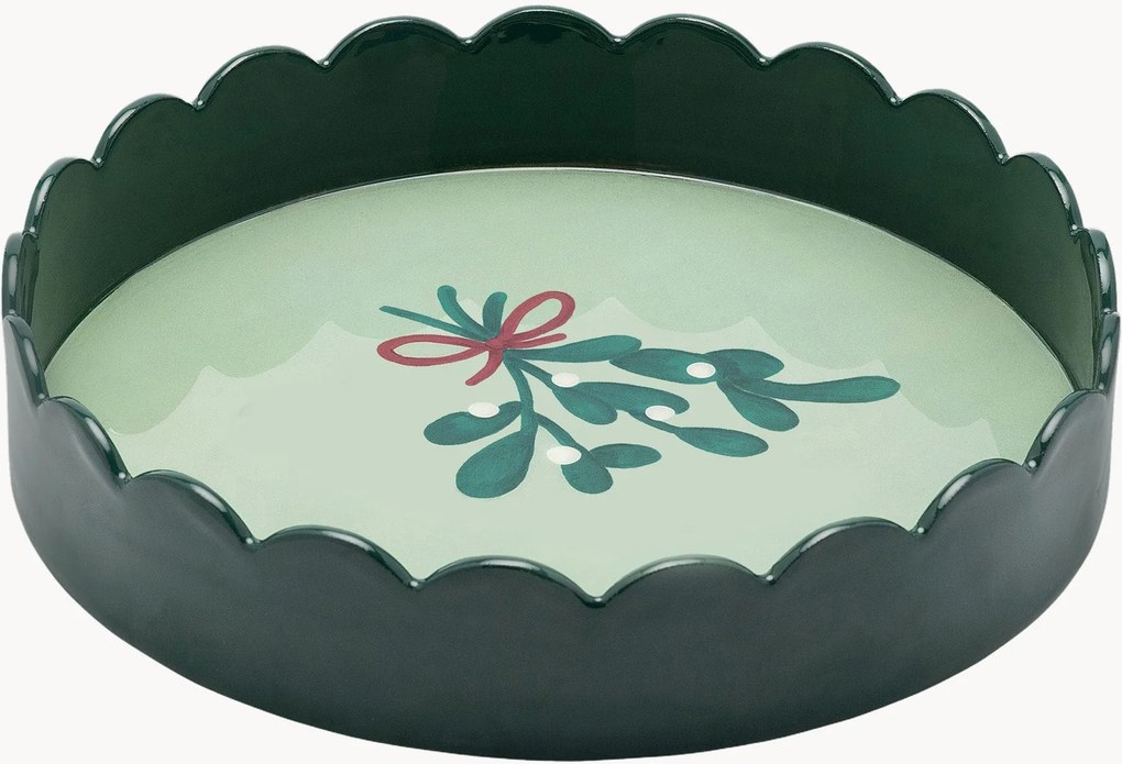 Vassoio da portata fatto a mano Mistletoe